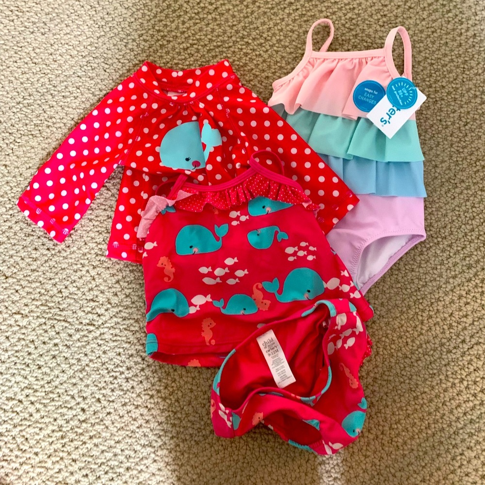 CARTERS 9M SWIM BUNDLE